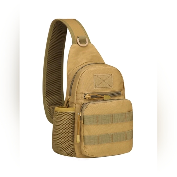 NEW Khaki Chest Bag - Picture 1 of 10